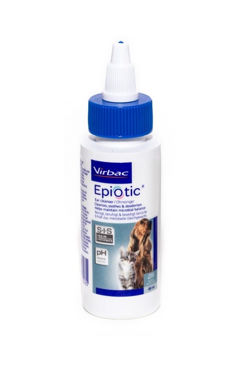 Virbac Epi-Otic 60 ml, solutie pentru igiena auriculara la caini si pisici