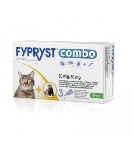 Fypryst Combo pentru pisici - cutie cu 3 pipete antiparazitare