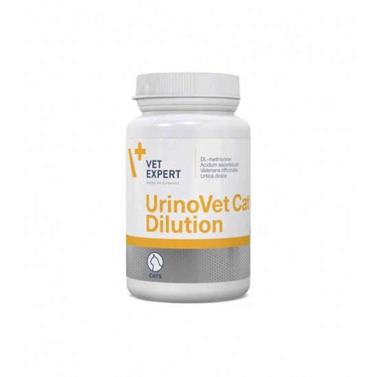 UrinoVet Cat Dilution 45 cp Twist Off, supliment nutritiv pentru pisici, VetExpert