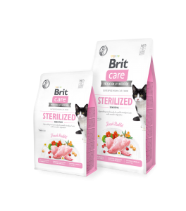 Brit Care Cat Grain-Free STERILIZED SENSITIVE - 400 g Brit Care Cat Grain-Free STERILIZED SENSITIVE - 400 g