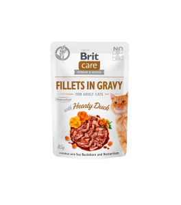 Brit Care Cat Pouch HEARTY DUCK in Gravy - 85 g Brit Care Cat Pouch HEARTY DUCK in Gravy - 85 g