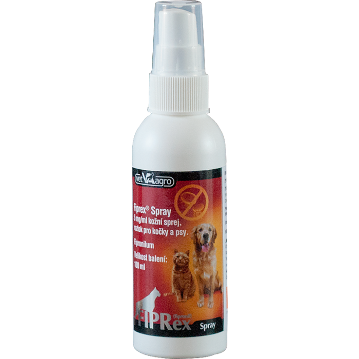 Fiprex spray 100 ml - antiparazitar pentru caini si pisici