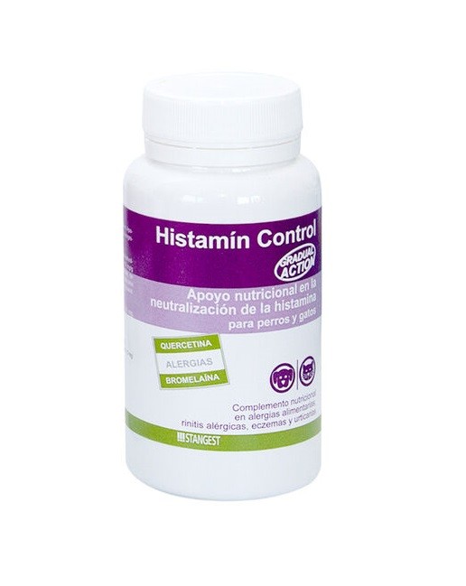 Histamin Control, flacon cu 60 cp, supliment antialergic pentru caini si pisici