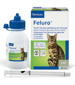 Feluro 60 ml, solutie orala pentru sanatatea tractului urinar la pisici