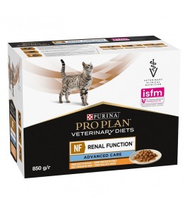 Purina Pro Plan Veterinary Diets NF Advanced Care cu Pui, 10 plicuri x 85g, pentru pisici