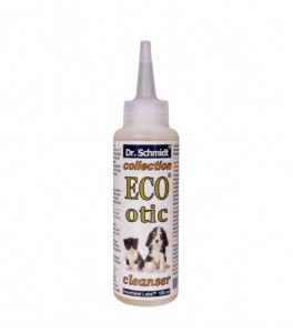 Dr. Schmidt Eco Otic, solutie pentru igienizarea canalului auricular la caini si pisici - 100 ml 