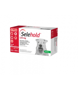 Selehold 120 mg pentru caini intre 10.1-20 kg - cutie cu 3 pipete Selehold 120 mg pentru caini intre 10.1-20 kg - cutie cu 3 pipete