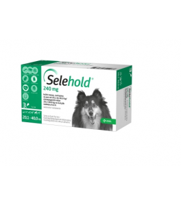 Selehold 240 mg pentru caini intre 20.1-40 kg - cutie cu 3 pipete Selehold 240 mg pentru caini intre 20.1-40 kg - cutie cu 3 pipete