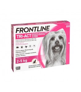 Frontline Tri-Act caini 2-5 kg (3 pipete XS)